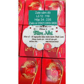 Lố 12 hộp kem dét sâm đỏ ⚡ chuẩn chính hãng ⚡ kem dét sâm đỏ hàng chuẩn loại 1 - công ty chấn đạt nhập khẩu