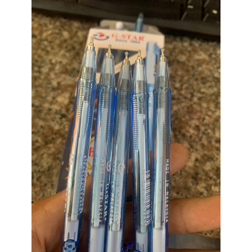 Hộp 24 Cây Viết Bi Bấm Gstar BP-69 Ngòi 0.5mm Mực Xanh