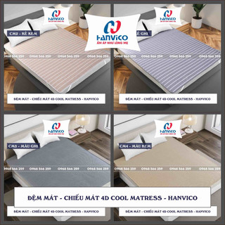 Đệm mát 4d hanvico - cool matress - hàng chính hãng