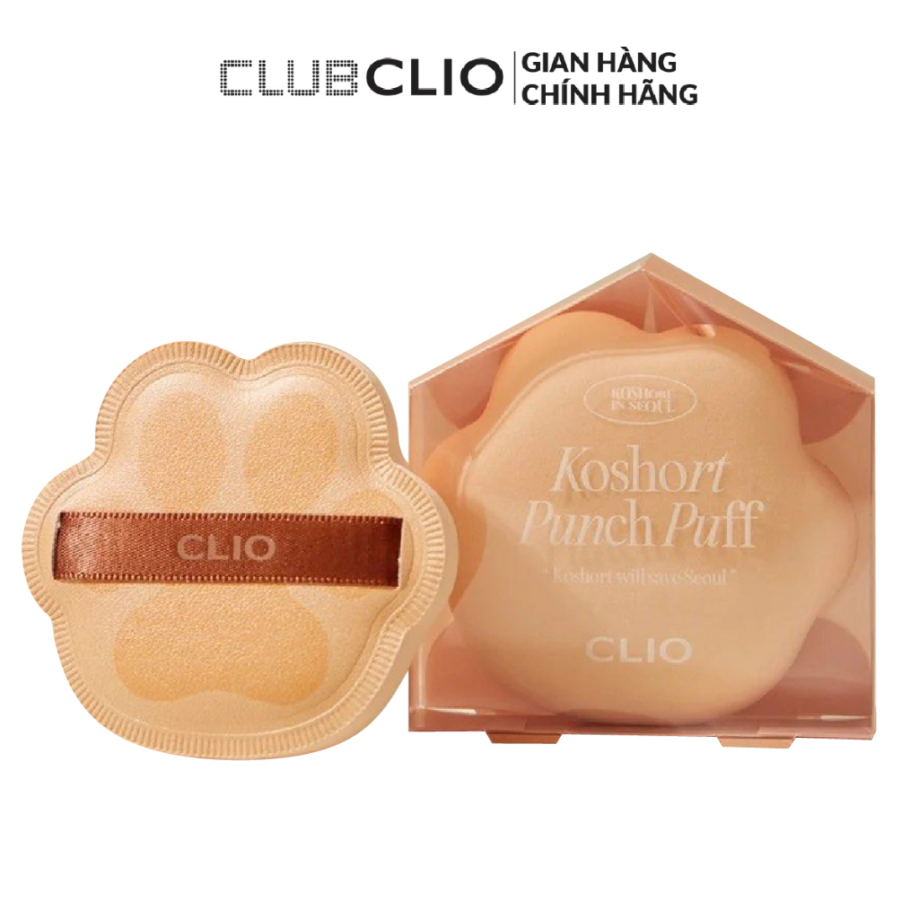 (Quà tặng không bán) Bông Mút Trang Điểm Clio Koshort Punch Puff (1 miếng)