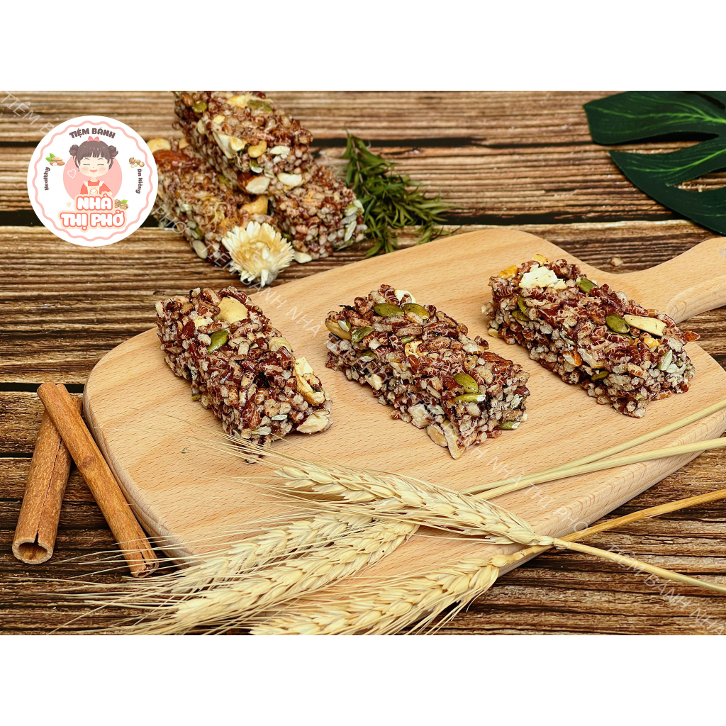 Thanh gạo lứt rong biển mix hạt dinh dưỡng- Dành cho người ăn kiêng, ăn healthy,giảm cân tự nhiên