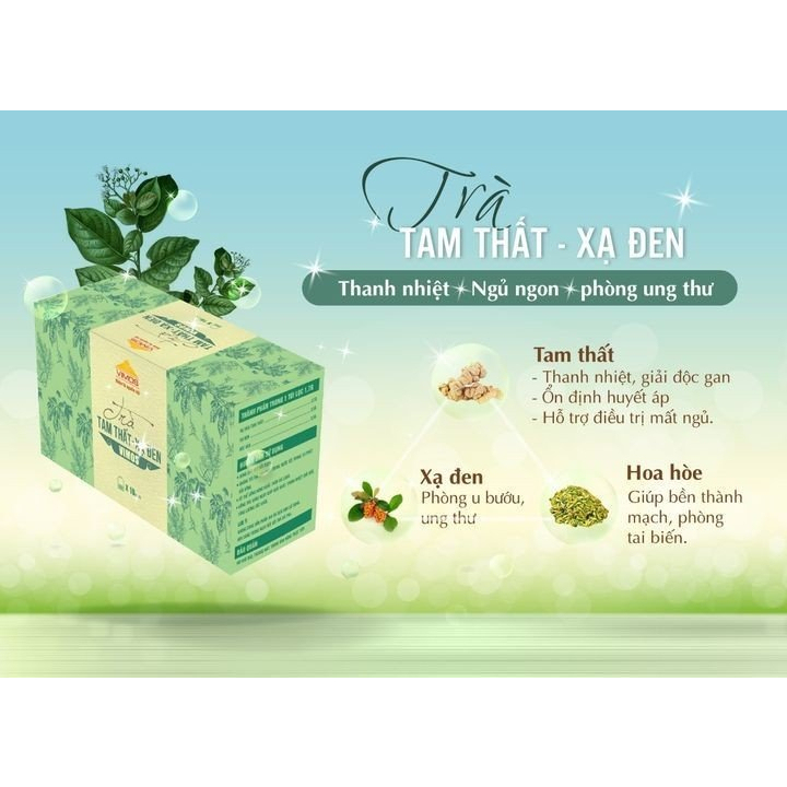 Trà tam thất xạ đen Vimos