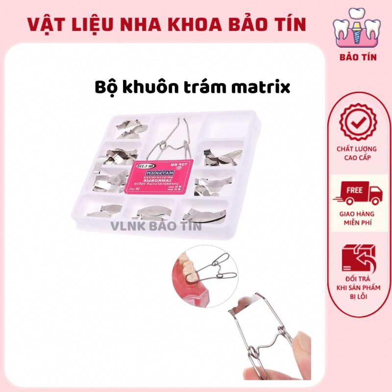 Bộ khuôn trám răng siêu tiện khuôn trám matric BT9
