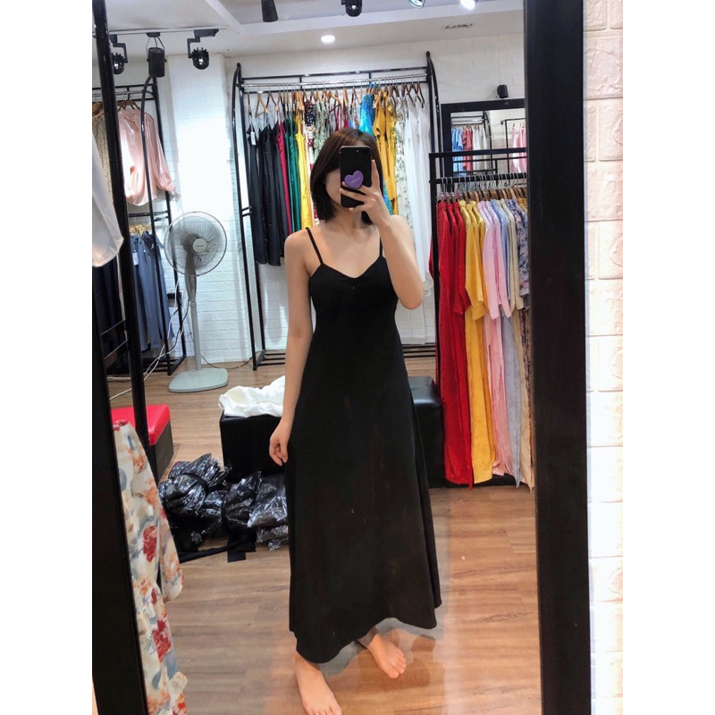 Váy Maxi Đen dáng dài - Maxi Đi Biển