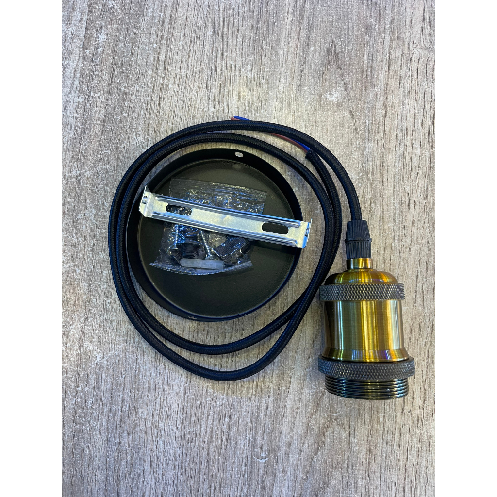 Dây thả đui đồng dây thả bóng đèn E27, trang trí nhà cửa, decor quán cafe, decor quán bar