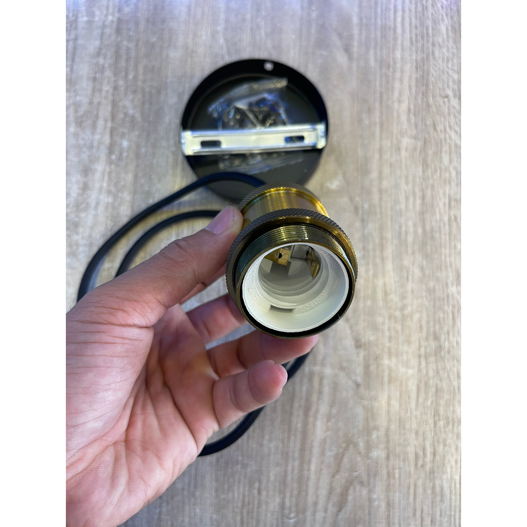 Dây thả đui đồng dây thả bóng đèn E27, trang trí nhà cửa, decor quán cafe, decor quán bar