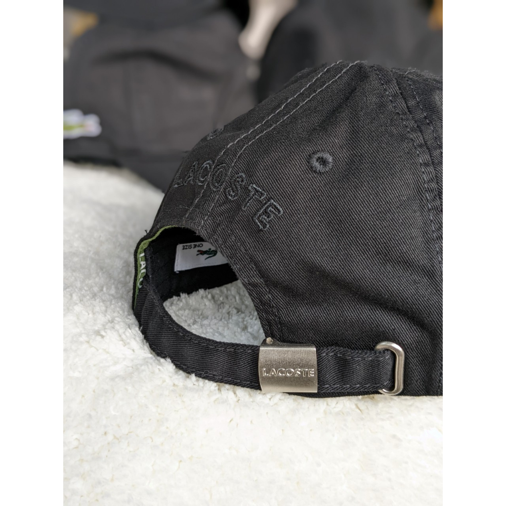 Nón thời trang Unisex Lacoste Gabardine Cap, Nón logo cá sấu Lacoste