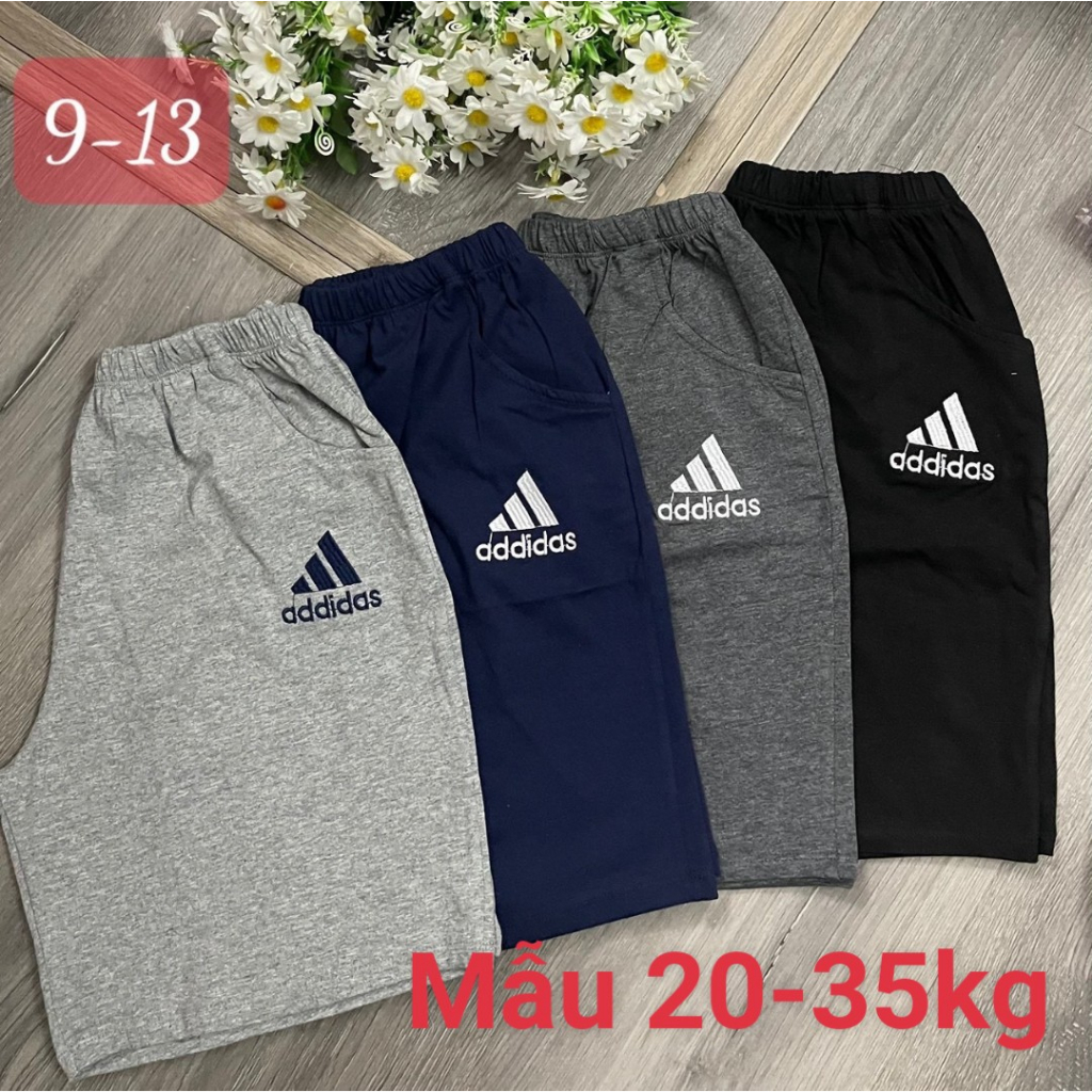 Quần đùi cotton bé trai- Cạp chun mềm cho giãn thấm hút mồ hôi