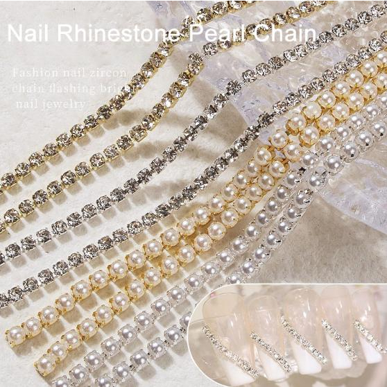 Dây xích nail , dây xích đá trang trí móng