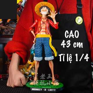 [Hàng to khủng] Mô hình Luffy 1/4 cao to 43 cm - One piece