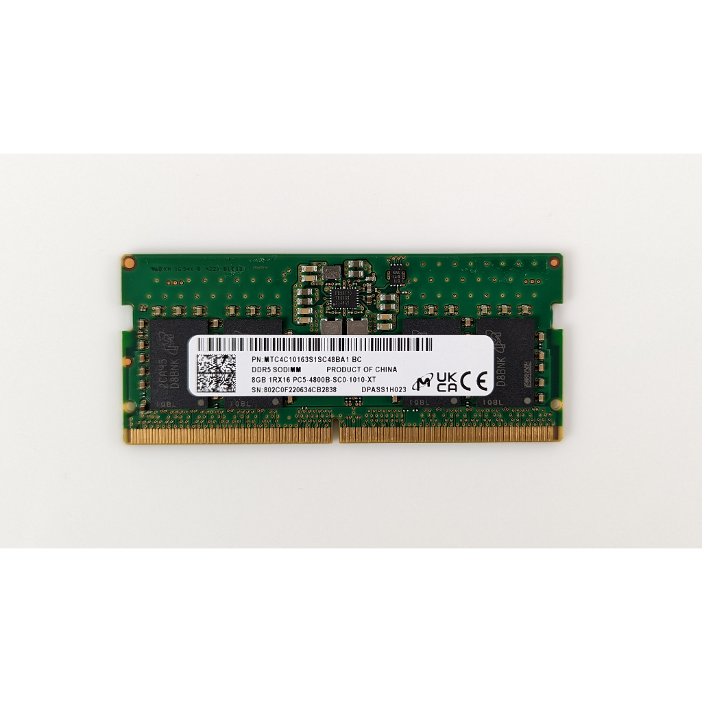Ram Laptop DDR5 Samsung, Hynix, Micron Bus 4800-8GB/16GB/32GB. Chính hãng mới 100%, Bảo hành 4 năm 1 đổi 1