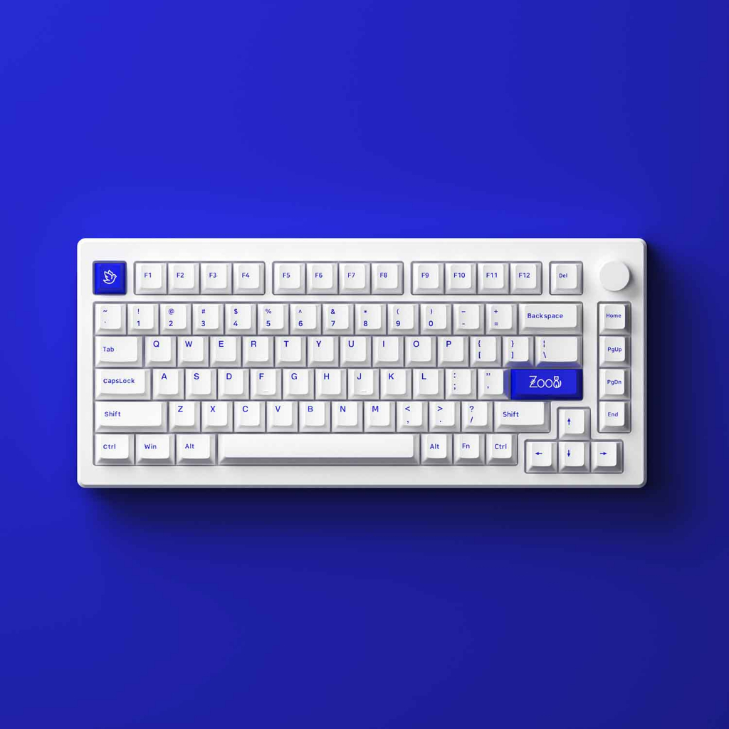 Bàn phím AKKO MOD007 PC Blue on White (Akko cs switch - Piano)