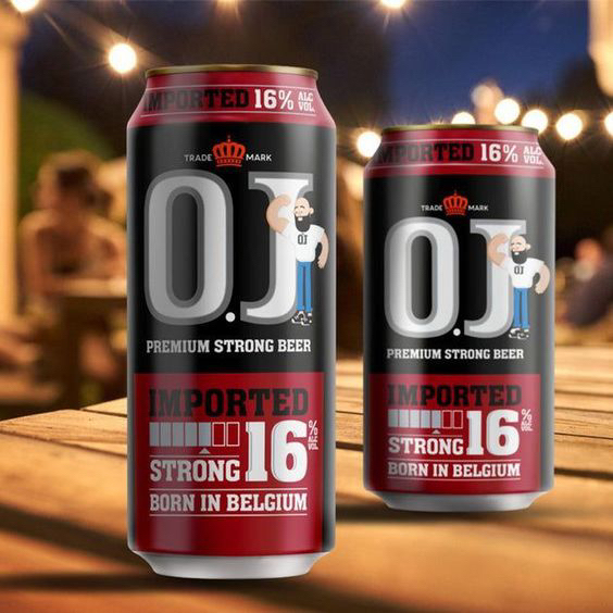 Bia Bỉ O.J 16% Lon 500ml