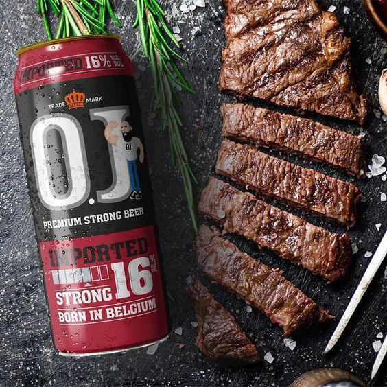 Bia Bỉ O.J 16% Lon 500ml