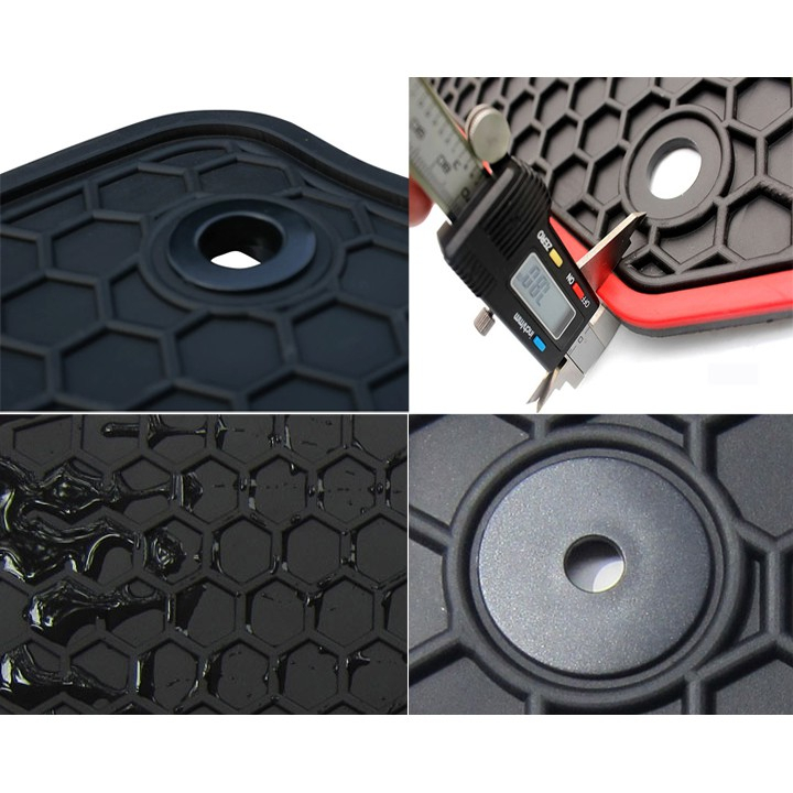 Thảm sàn, lót sàn cao su cho xe Kia Sorento 2021- 2022- 2023- mẫu 2 hàng ghế mẫu Kẻ sọc cao cấp