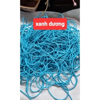 5m dây thun tròn có lõi,  và dây thun dep,làm  dây cột tóc handmade