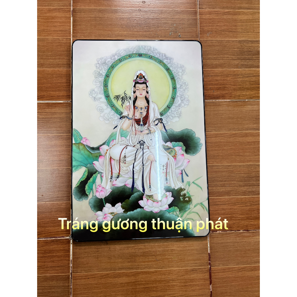 Tranh Phật Bà Quan Âm - Tranh treo tường tranh Tráng Gương Thuận Phát