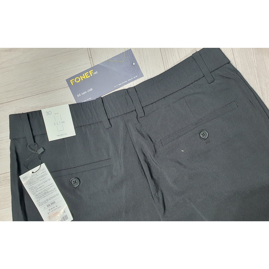 Quần âu/dài nam xuất Hàn dáng đẹp slim tại Fonef