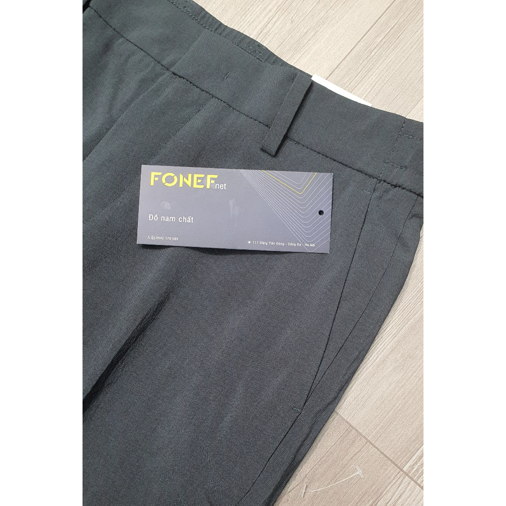 Quần âu/dài nam xuất Hàn dáng đẹp slim tại Fonef