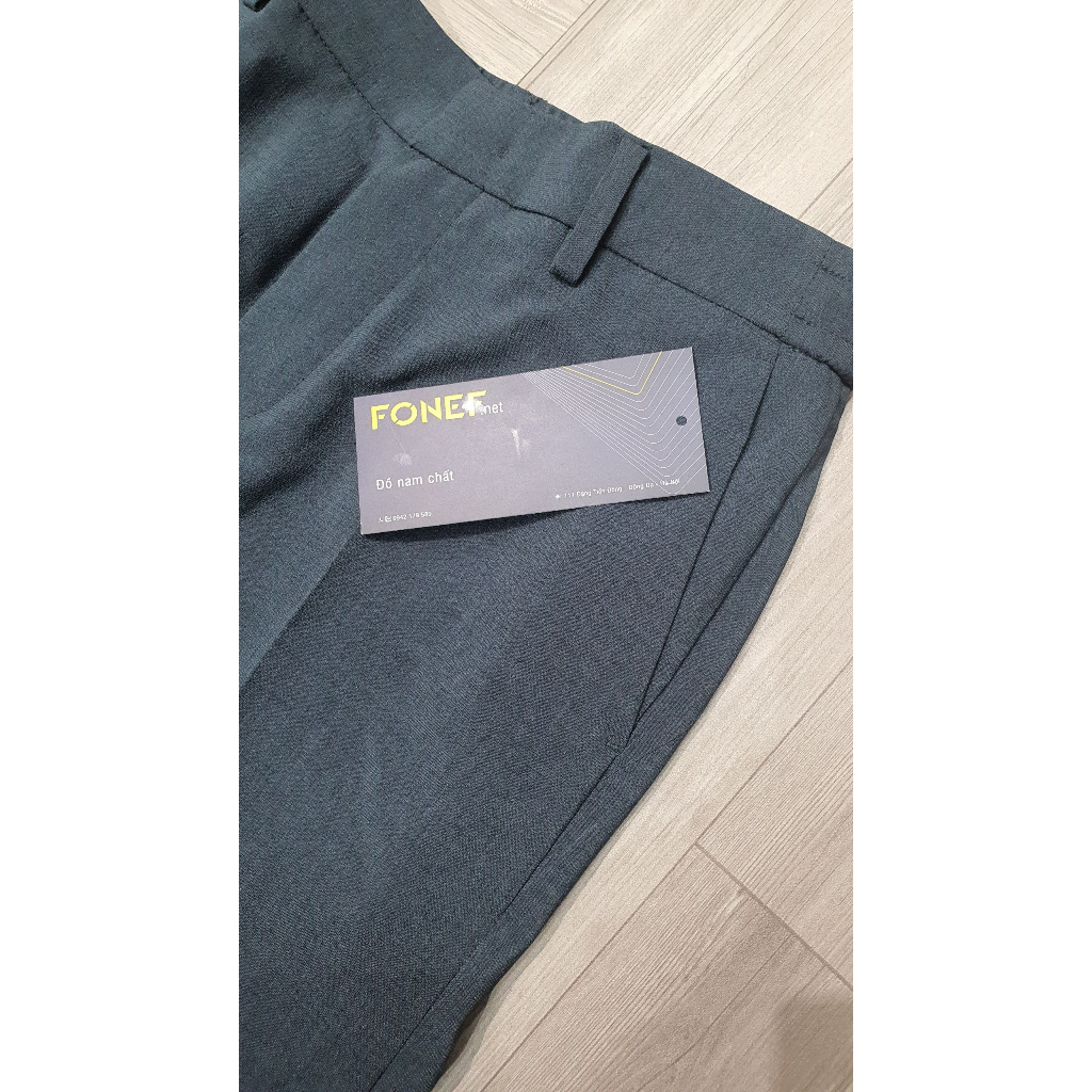 Quần âu/dài nam xuất Hàn dáng đẹp slim tại Fonef