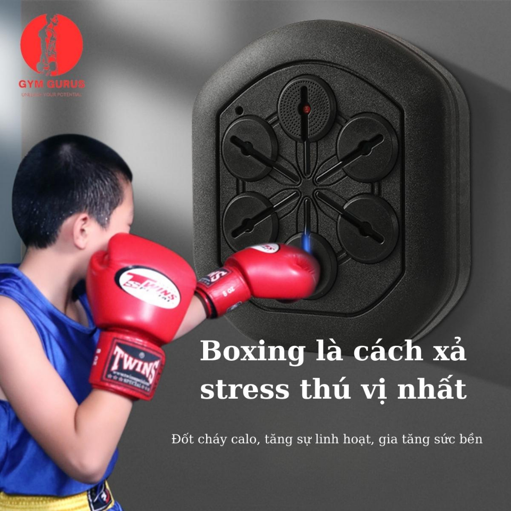 Máy đấm bốc âm nhạc thông minh boxing music bluetooth thế hệ mới 2023