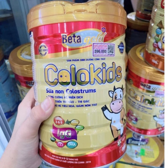 (Chính Hãng) Sữa Betagold Colokids 900g - Tăng cường hệ miễn dịch, Sức đề kháng, hỗ trợ tiêu hóa ở trẻ (0-12 tháng)