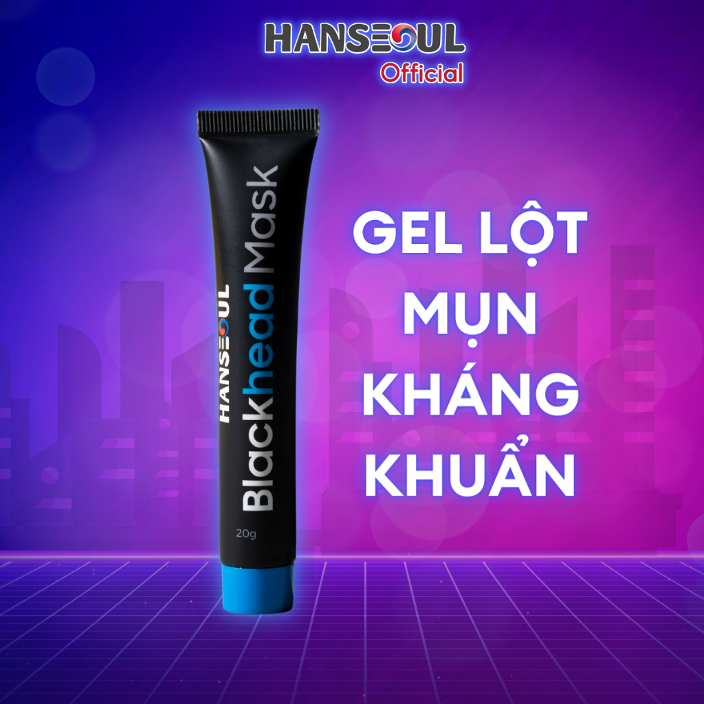 Gel lột mụn BLACKHEAD MASK không gây đau rát, kháng khuẩn, cân bằng da da tuýp 20g chính hãng Hanseoul