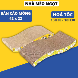 Bàn cào móng bằng giấy đồ chơi cho mèo