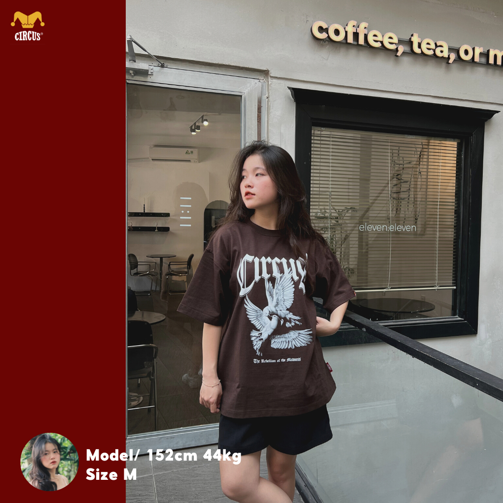 Áo thun unisex oversize Local Brand Circus 100% Cotton - Mã Graphic G05