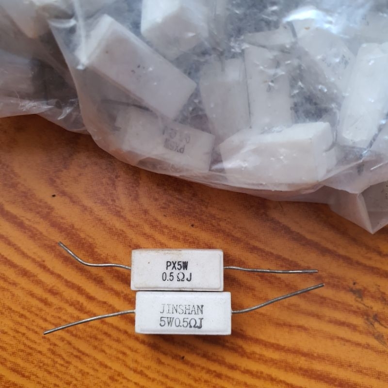 điện trở sứ 5w 0,5 ôm