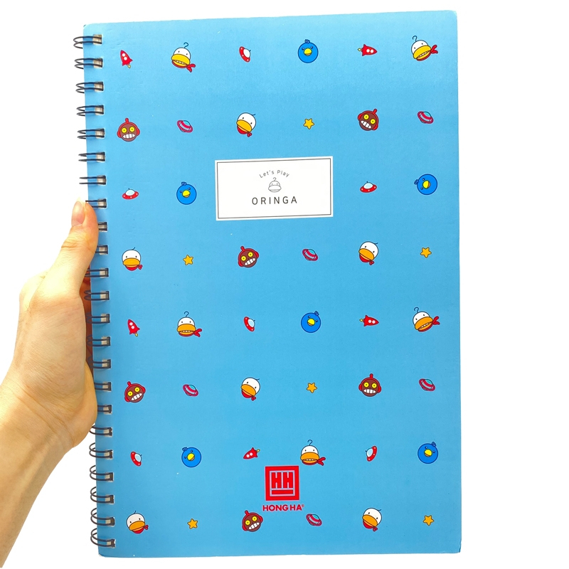 Sổ lò xo kẻ ngang A4 200 trang Hồng Hà Oringa 1 quyển MS:4169 - Nhà sách 247