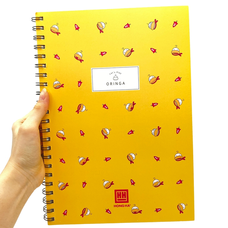 Sổ lò xo kẻ ngang A4 200 trang Hồng Hà Oringa 1 quyển MS:4169 - Nhà sách 247