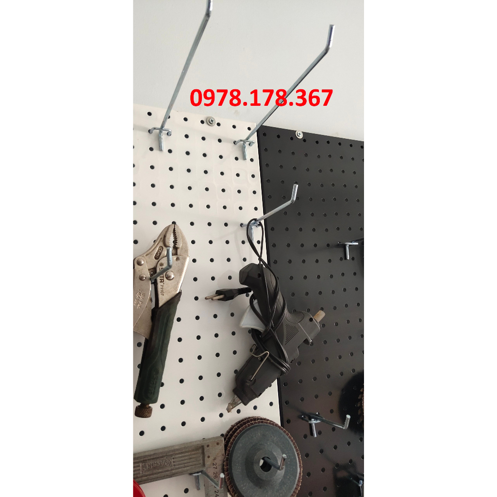 Tấm Tôn Đục Lỗ Treo Phụ Kiện - 1mx40 và 1.2mx60