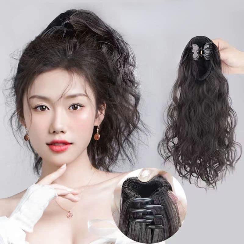 Tóc xoăn ngoạm/ xù cho bé gái