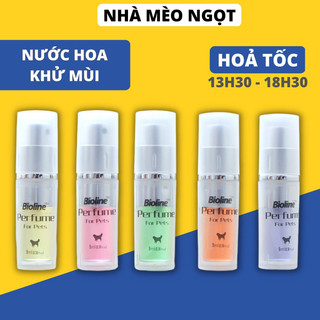 Nước Hoa Chó Mèo Bioline Khử Mùi Tốt, Lưu Hương Lâu |  Nhà Mèo Ngọt