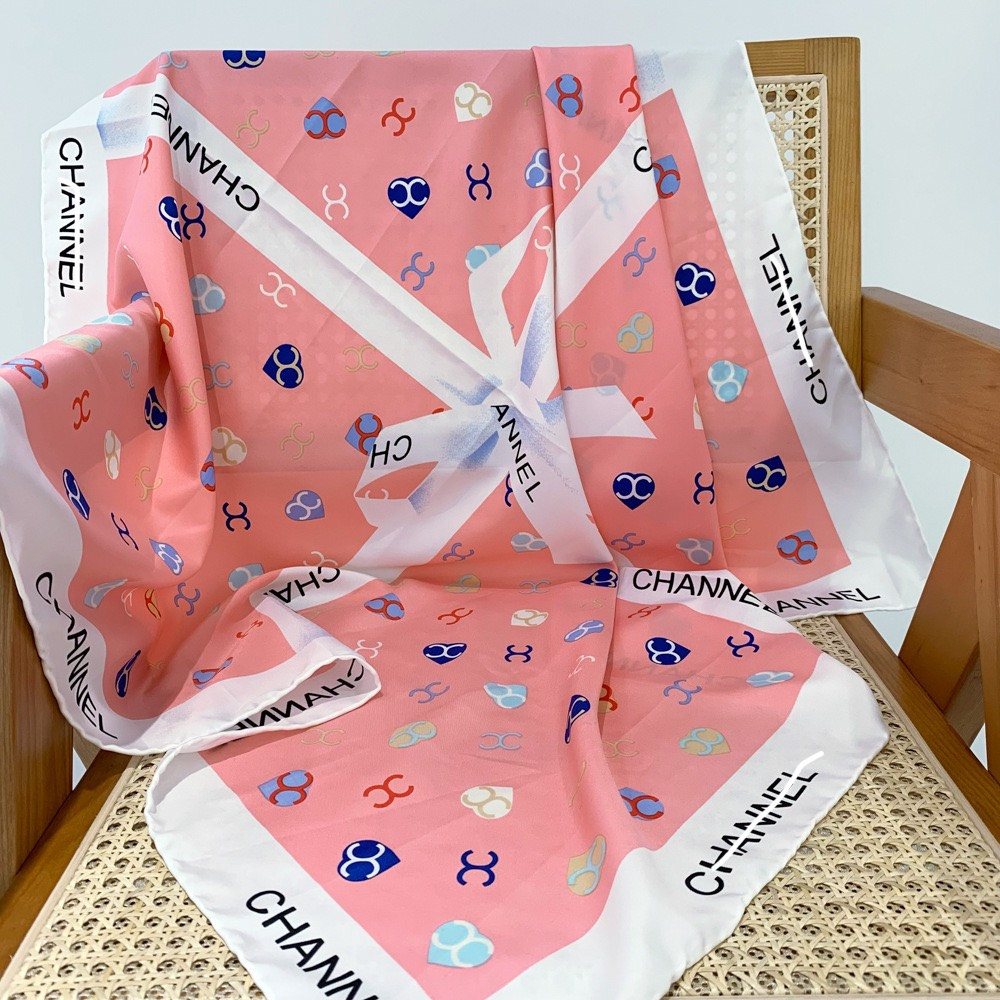 Khăn lụa quàng cổ tone màu pastel mẫu mới hottrend sz 90x90cm