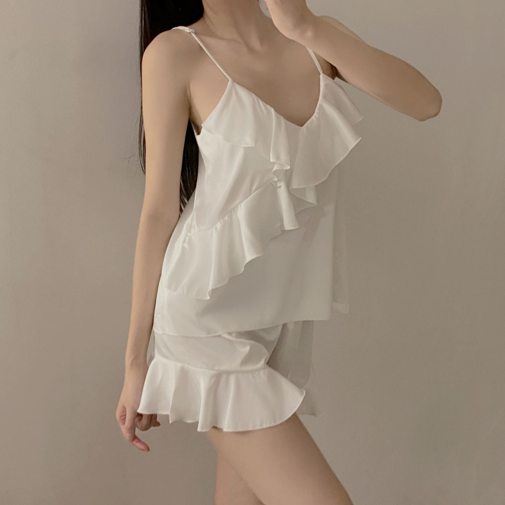 Bộ Ngủ  2 Dây Bèo Lụa Hàng Quảng Châu Loại  1 Chất Đẹp BN1 | BigBuy360 - bigbuy360.vn