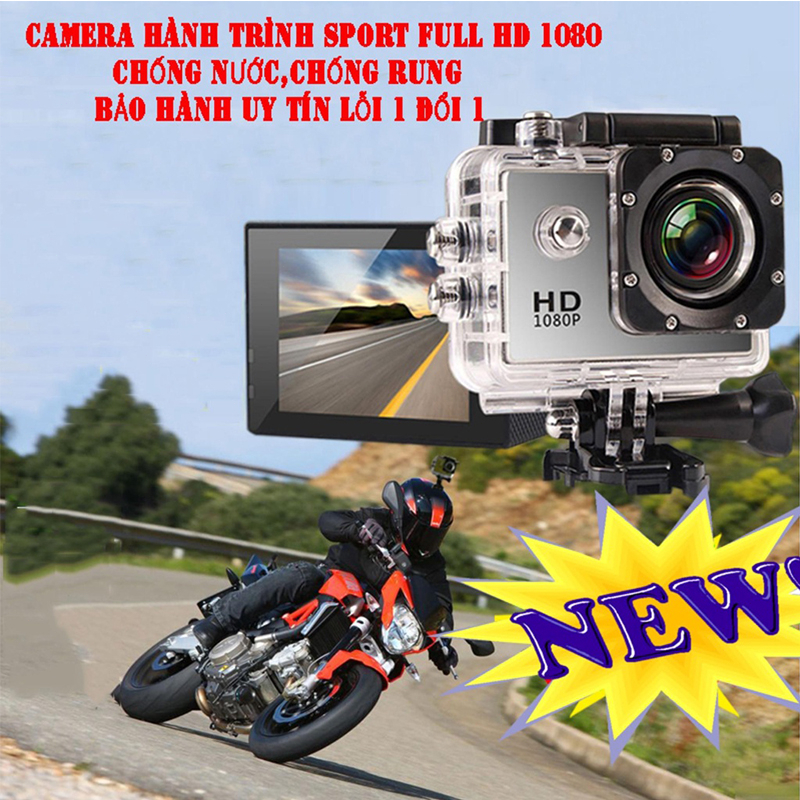 Camera đi phượt chống nước - Camera hành trình 4K Sports ULTRA HD DV 1080P Ghi hình cực nét | BigBuy360 - bigbuy360.vn