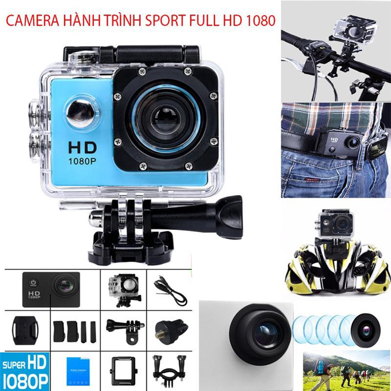 Camera đi phượt chống nước - Camera hành trình 4K Sports ULTRA HD DV 1080P Ghi hình cực nét | BigBuy360 - bigbuy360.vn