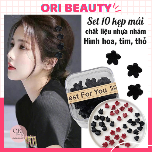 Set 10 Kẹp Tóc Mái Mini Xinh Xắn Phong Cách Hàn Quốc Dành Cho Nữ
