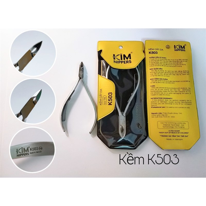 Kềm Kim cắt da , nhặt da K503 chuyên dụng - Sushi nail mi