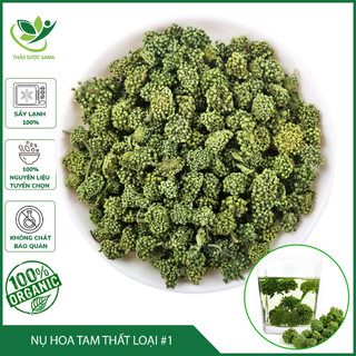 Nụ hoa tam thất sấy khô 100gr tự nhiên loại đẹp nguyên nụ không vụn tốt cho sức khỏe thảo mộc gama