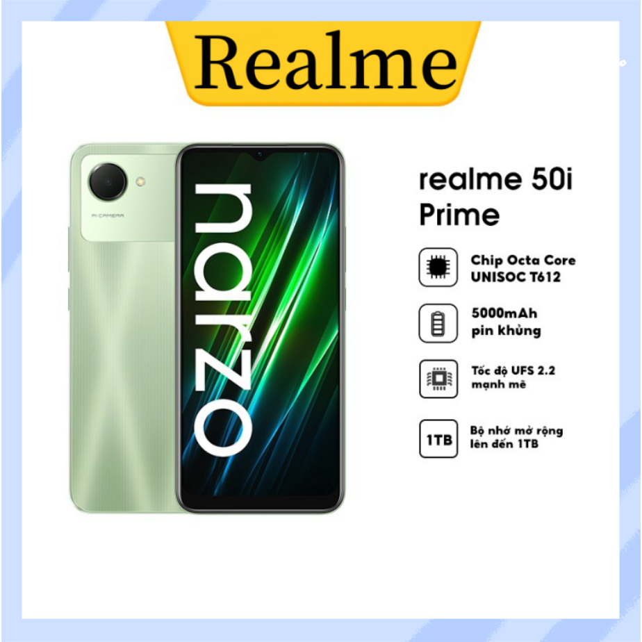 Điện thoại Realme Narzo 50i Prime