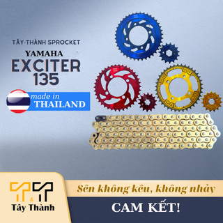 BỘ NHÔNG SÊN DĨA EXCITER 135 MẪU ĐỎ XÉO SIÊU ĐẸP