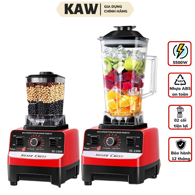 Máy Xay Sinh Tố Công Nghiệp KAW Công Suất 5500W