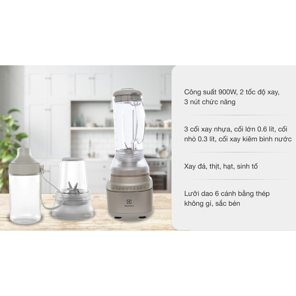 Máy xay sinh tố đa năng Electrolux E7CB1-86SM  - Bảo hành  12 THÁNG