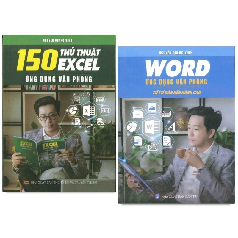 Combo 2 Cuốn 150 Thủ Thuật Excel Ứng Dụng Văn Phòng và Word Ứng Dụng Văn Phòng Từ Cơ Bản Đến Nâng Cao