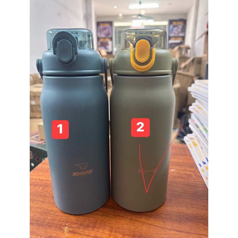 Bình giữ nhiệt Zojirushi Nhật , bình nhiệt 304 giữ nhiệt nóng lạnh dung tích 1200ml