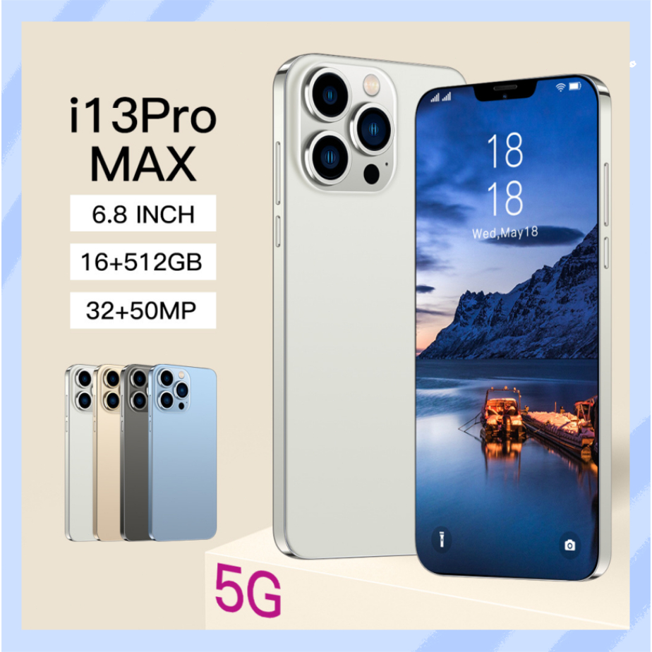 Điện Thoại Giảm giá ip13 Pro max nguyên siêu Màn Hình Full HD 6.7Inch Bộ Nhớ Lớn 1024GB(1T)