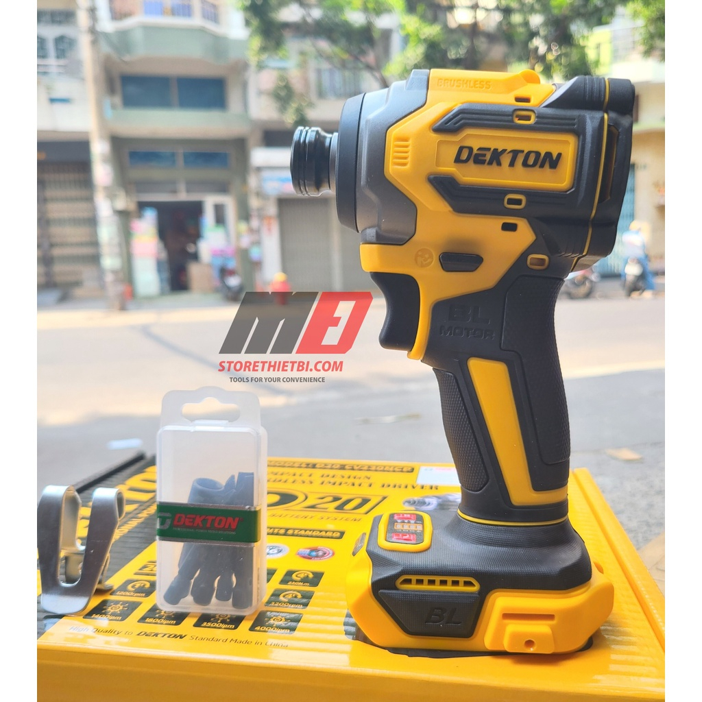 Máy siết vít có búa 230Nm Dekton  D20-CV230NCP